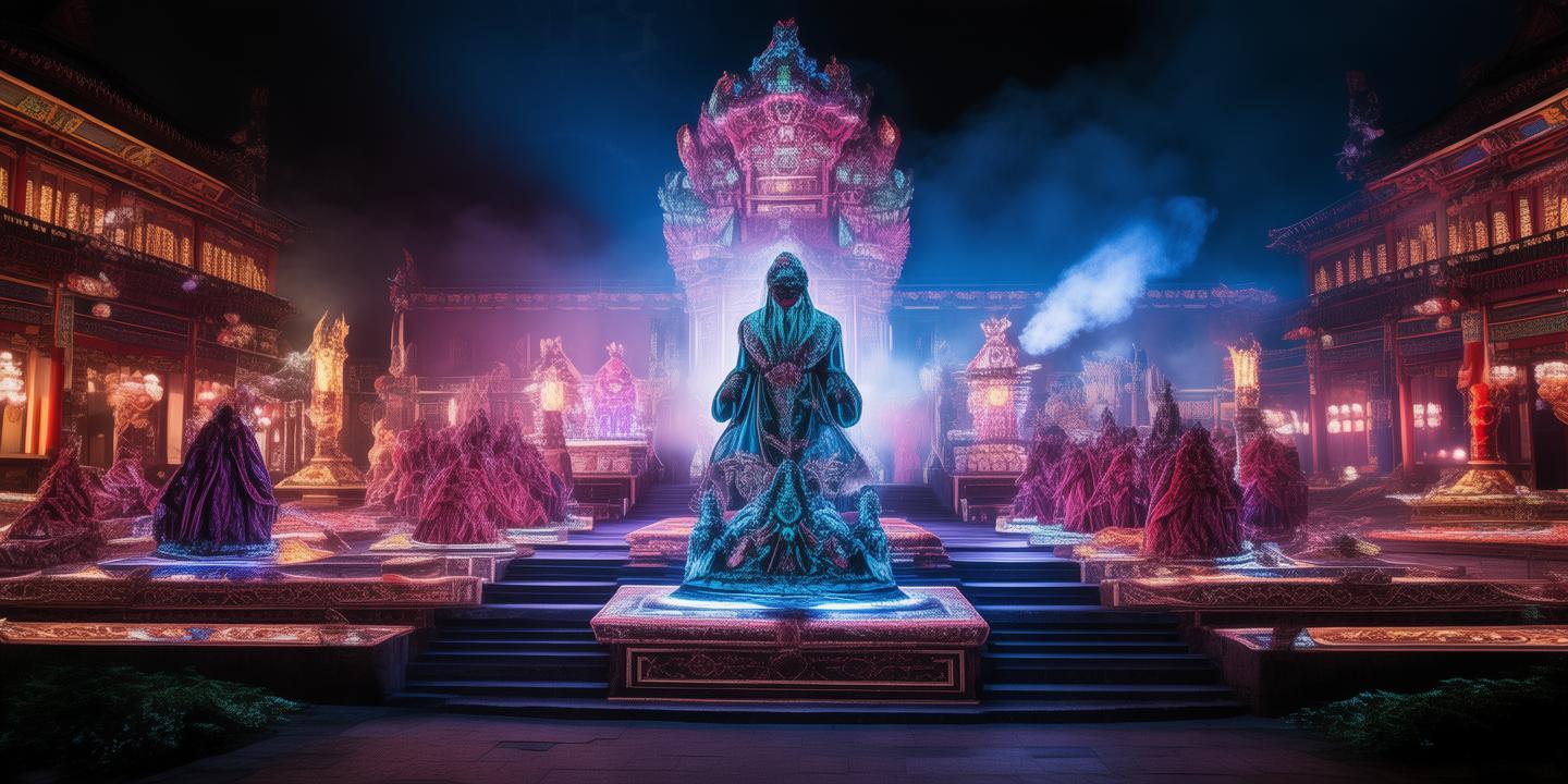 卫辉市AI复原比干祭祀古礼,全息投影再现商周仪典,传统文化焕发新生